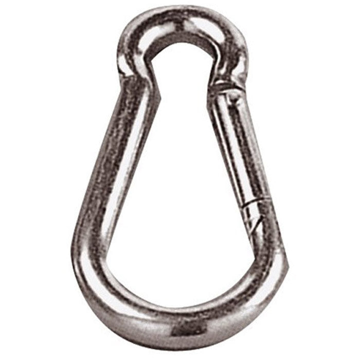 Silver - Military GI Style Carabiner 60mm - Zinc