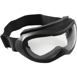 Black - Anti-Scratch Tactical Wind Storm Goggles - Clear Lenses