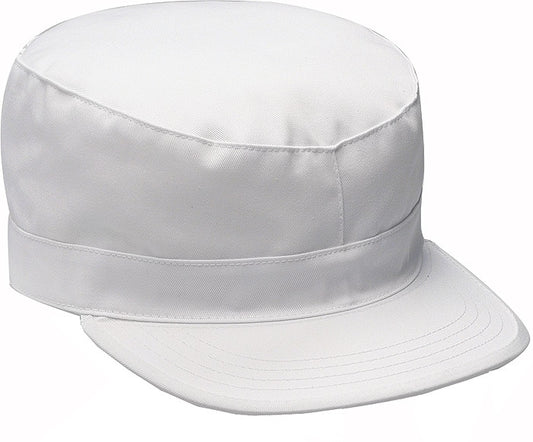White - Army Fatigue Cap