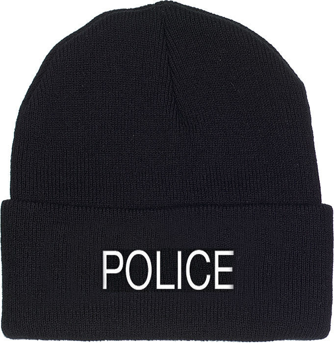 Black - Law Enforcement POLICE Watch Adjustable Cap