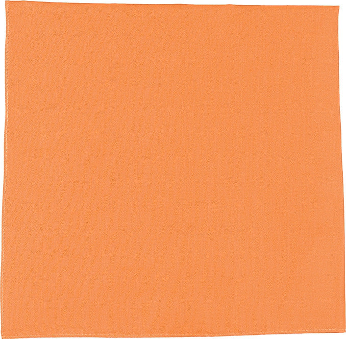 Blaze Orange - Solid Color Hunting Bandana 22 in. x 22 in.