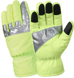 Safety Green - High-Visibility Thermoblock Insulated Safety Gloves with Refective Tape
