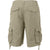 Khaki - Vintage Infantry Utility Army BDU Cargo Shorts - Heavyweight Cotton - Zipper Fly