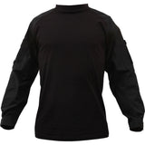 Black - Military Tactical Lightweight Flame Resistant Combat Shirt