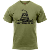 Olive Drab - Military Vintage DON'T TREAD ON ME T-shirt