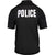 Black - POLICE Moisture Wicking Golf Shirt