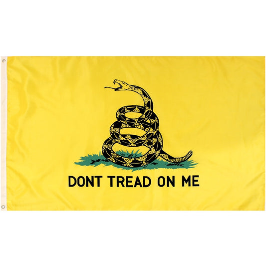 Yellow - Don't Tread On Me Flag - 3' X 5'
