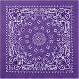 Purple - Trainmen Bandana 22 in. x 22 in.