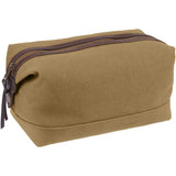 Coyote Brown - Canvas & Leather Travel Kit