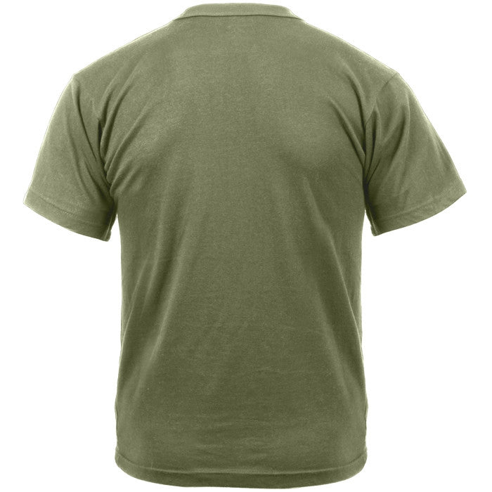 Foliage Green - Military GI Type ACU Short Sleeve T-Shirt - 100% Cotton