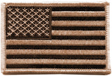 Desert Tan - US Flag Sew On Patch
