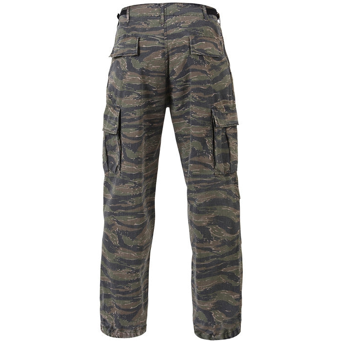 Tiger Stripe Camouflage - Military Vintage Vietnam Fatigue Pants