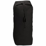 Black - Military Top Load Duffle Bag 30 in. x 50 in. - Cotton Canvas