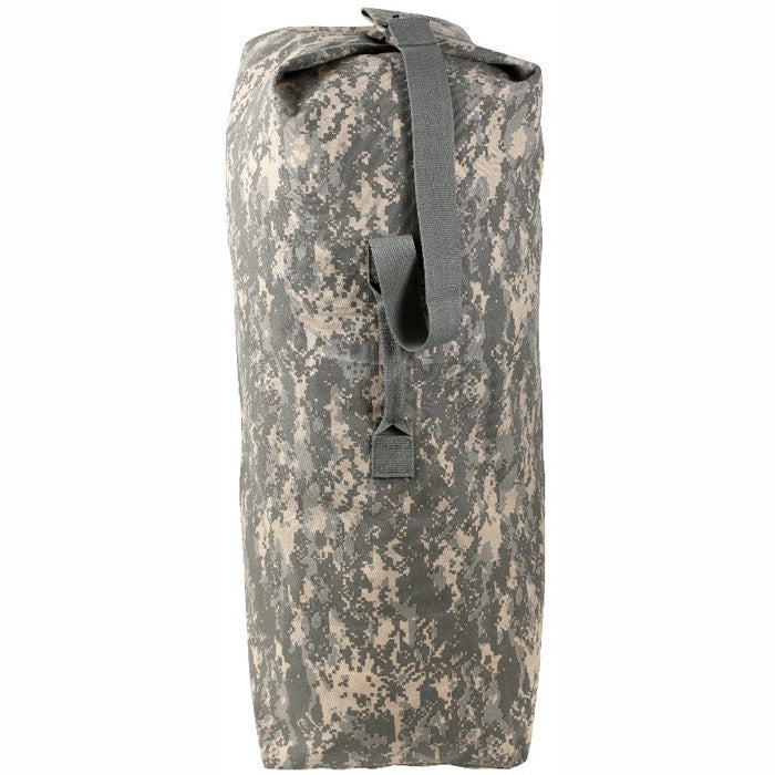 ACU Digital Camouflage - Military Top Load Cotton Canvas Duffle Bag with Shoulder Strap 25