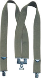 Olive Drab - Military Pants Suspenders