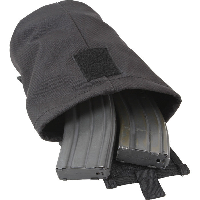 Black - Tactical MOLLE Roll Up Utility Dump Pouch