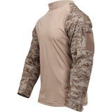 Digital Desert Camo  - Tactical Combat Shirt Paintball Airsoft Base Layer Top - Men's
