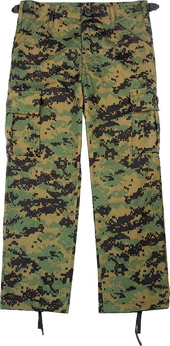Woodland Digital Camouflage Military Uniform Pants Rothco 5217 Kleidung &  Accessoires Hosen LA2102465