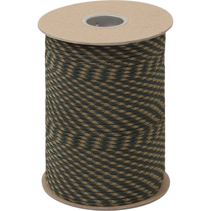 Woodland Camouflage - Military Grade 550 LB Tested Type III Paracord Rope 600' - Nylon USA Made