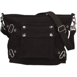 Black - Vintage Army Shoulder Bag