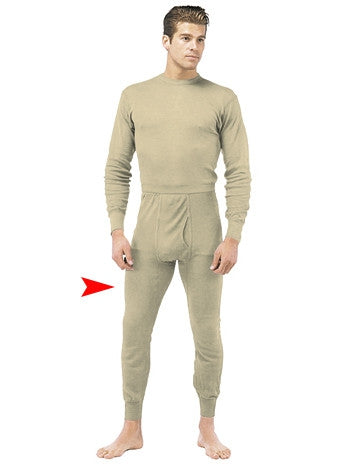 Sand - ECWCS Generation III Silk Weight Base Layer Pants Lightweight Moisture-Wicking Cold Weather Thermal Bottoms