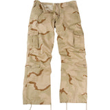Tri-Color Desert Camouflage - Womens Vintage Paratrooper Fatigue Army Pants