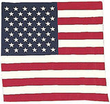 Red White Blue - US American Flag Bandana 22 in. x 22 in.