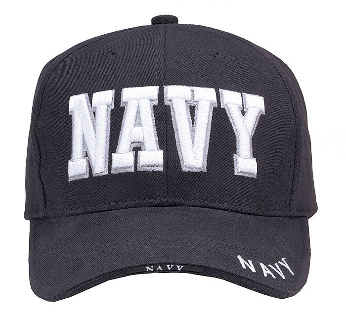 Navy Blue - NAVY Deluxe Adjustable Military Cap
