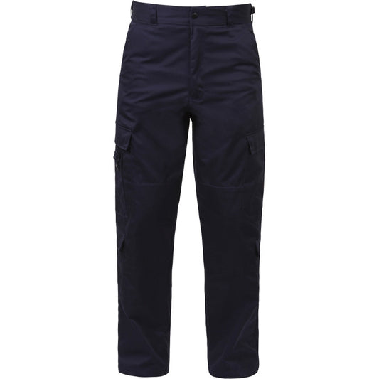 Midnight Blue - 9 Pocket EMT Pants - Polyester Cotton Twill - Cargo Work Trousers - Mens