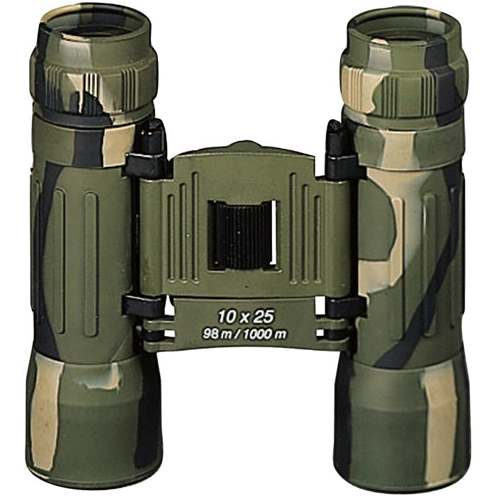 Woodland Camouflage - GI Compact Binoculars 10 x 25mm