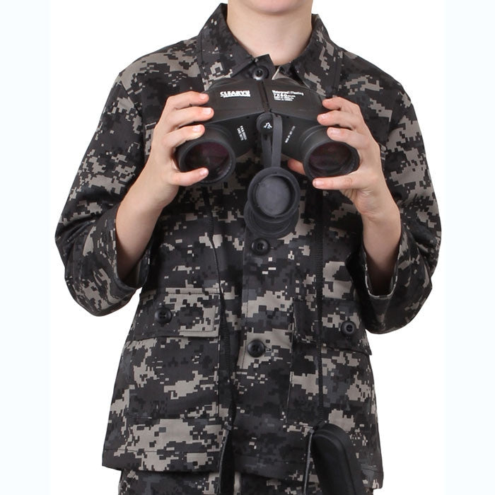 Subdued Urban Digital Camouflage - Kids Military BDU Shirt