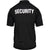 Black - Moisture Wicking Polo Security Shirt With Badge