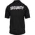 Black - Moisture Wicking Polo Security Shirt With Badge
