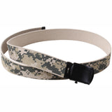 ACU Digital Camouflage - Military Web Belt with Black Buckle