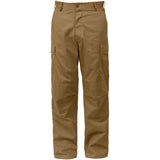 Coyote Brown - Military BDU Pants - Cotton Polyester Twill