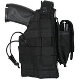 Black - Tactical Military MOLLE Pistol Holster
