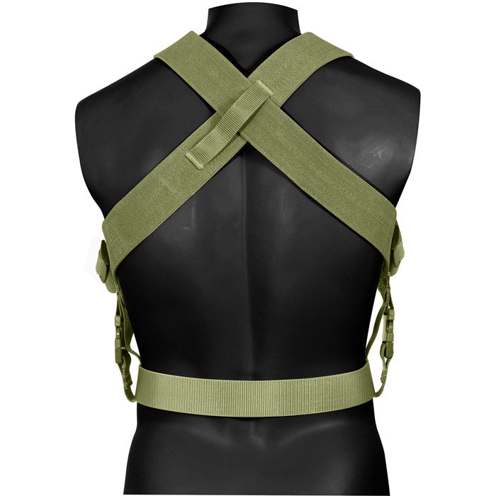 Olive Drab - Military Combat Suspenders