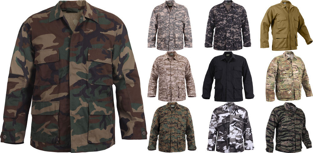 Military Uniform Shirts, Camouflage BDU Shirts