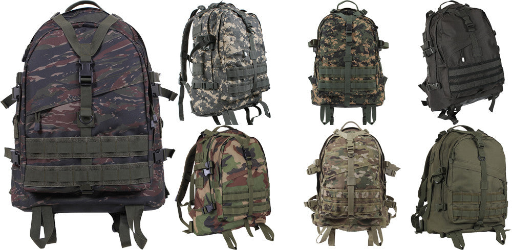 Tactical Large Transport Packs, Camo Military Backpacks